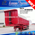 Tri-axle hydraulic system rear type dumping trailer (dumper truck semi trailer for self discharge)